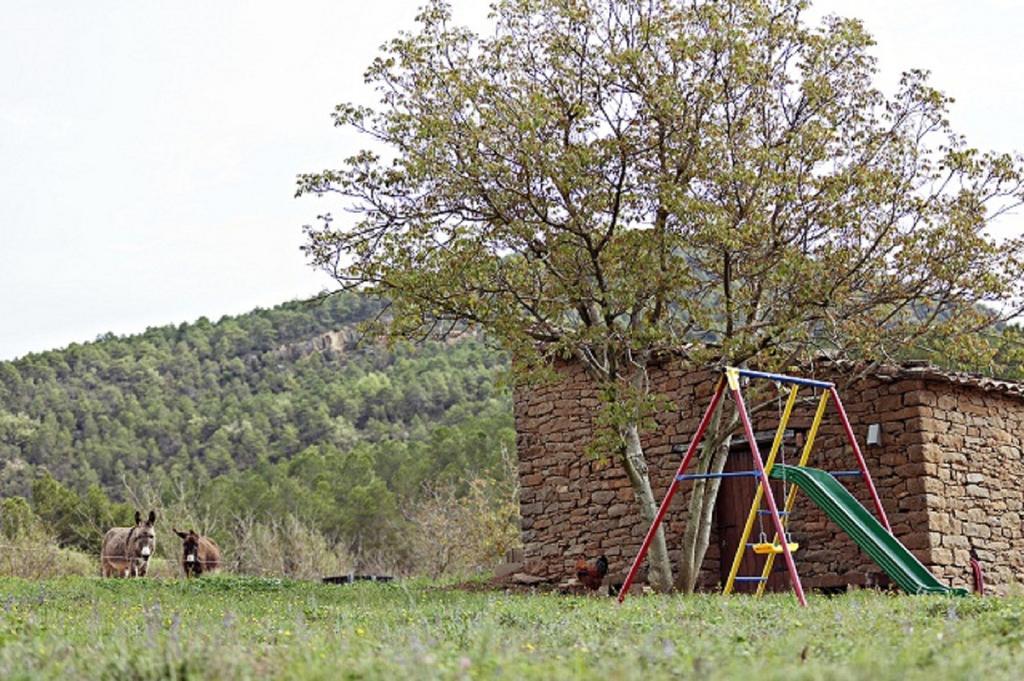 Masia Ca L'Anima Hotel La Baronia de Rialb Quarto foto
